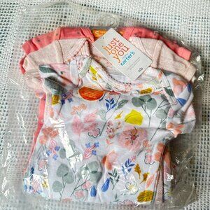 NWT Carter's new born onesie pink - 3 peace set